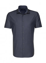 Carica l'immagine nel visualizzatore di Gallery, camicia stampata in cotone 140-grigia 062990640 VAR03
