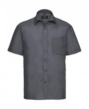 Carica l'immagine nel visualizzatore di Gallery, camicia con logo in poliestere 127-grigia 063046400 VAR08