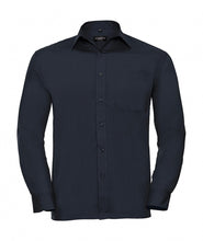 Carica l'immagine nel visualizzatore di Gallery, camicia stampata in poliestere 201-blu 063049800 VAR09