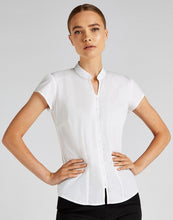 Carica l'immagine nel visualizzatore di Gallery, camicia con logo in poliestere 000-bianca 063055087 DET02