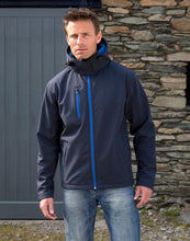Carica l'immagine nel visualizzatore di Gallery, softshell con logo in poliestere 151-nero 063106461 DET04