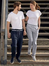 Carica l'immagine nel visualizzatore di Gallery, panta da jogging pubblicitario in cotone YWH-blu 06357251243 DET01