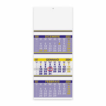 Carica l'immagine nel visualizzatore di Gallery, calendario stampato 2024 in carta giallo 041504500 VAR02