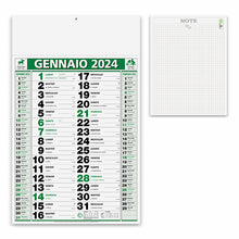 Carica l'immagine nel visualizzatore di Gallery, calendario personalizzato 2024 in carta verde 041506982 VAR03