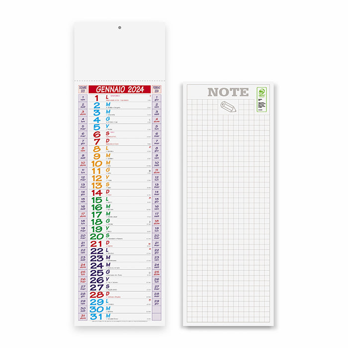calendario pubblicitario 2024 in carta bianco 041507390 VAR01