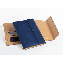 Carica l'immagine nel visualizzatore di Gallery, agenda promozionale 2024 in poliuretano blu 041683476 VAR01