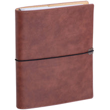 Carica l'immagine nel visualizzatore di Gallery, agenda con logo 2024 in poliuretano marrone 0416952723 VAR01