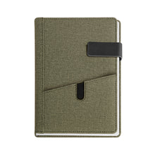 Carica l'immagine nel visualizzatore di Gallery, agenda stampata 2024 in poliuretano verde-scuro 041687471 VAR01