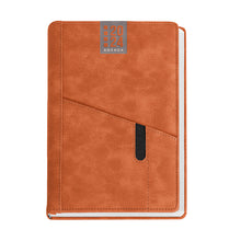 Carica l'immagine nel visualizzatore di Gallery, agenda stampata 2024 in poliuretano arancione 041687590 VAR06