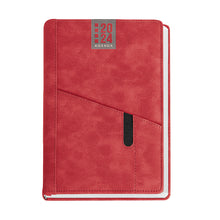 Carica l'immagine nel visualizzatore di Gallery, agenda personalizzabile 2024 in poliuretano rossa 041687590 VAR04