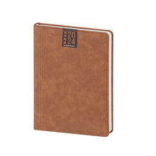 Carica l'immagine nel visualizzatore di Gallery, agenda pubblicitaria 2024 in poliuretano marrone 041687862 VAR07