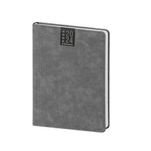 Carica l'immagine nel visualizzatore di Gallery, agenda stampata 2024 in poliuretano grigia 041687862 VAR08