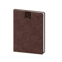 Carica l'immagine nel visualizzatore di Gallery, agenda da personalizzare 2024 in poliuretano marrone 041687862 VAR02