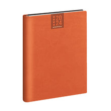 Carica l'immagine nel visualizzatore di Gallery, agenda personalizzabile 2024 in poliuretano arancione 041688780 VAR04