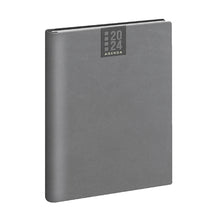 Carica l'immagine nel visualizzatore di Gallery, agenda personalizzata 2024 in poliuretano grigia 041688780 VAR07