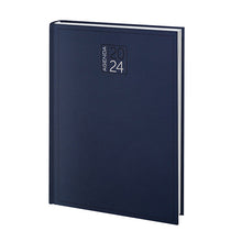 Carica l'immagine nel visualizzatore di Gallery, agenda pubblicitaria 2024 in gommato blu 041691602 VAR01