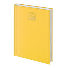 Carica l'immagine nel visualizzatore di Gallery, agenda personalizzata 2024 in gommato gialla 041692010 VAR09
