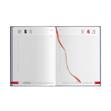 Carica l'immagine nel visualizzatore di Gallery, agenda pubblicitaria 2024 in gommato blu 041691585 DET01