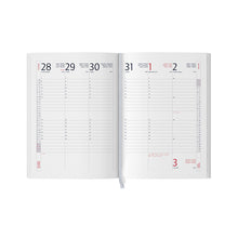 Carica l'immagine nel visualizzatore di Gallery, agenda pubblicitaria 2024 in poliuretano nera 0416952723 DET01