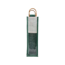 Carica l&#39;immagine nel visualizzatore di Gallery, borse porta bottiglia personalizzate in juta colore verde_verde 1172286 DET01
