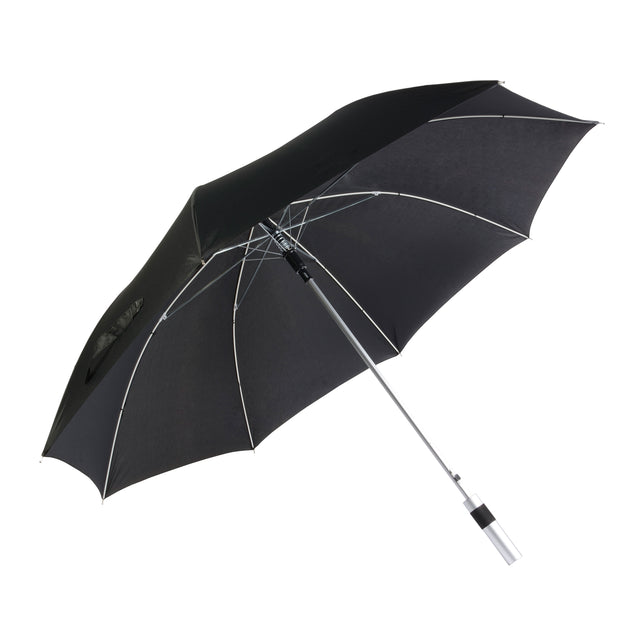 ombrelli maxi e golf personalizzati in pongee colore nero_nero 1174735 VAR01