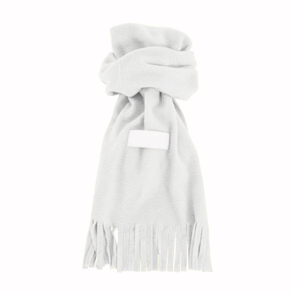 sciarpe e guanti da personalizzare in pile colore bianco_bianco 11102192 VAR02