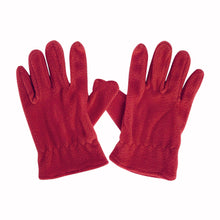 Carica l&#39;immagine nel visualizzatore di Gallery, sciarpe e guanti promozionali in pile colore rosso_rosso 11112191 VAR03
