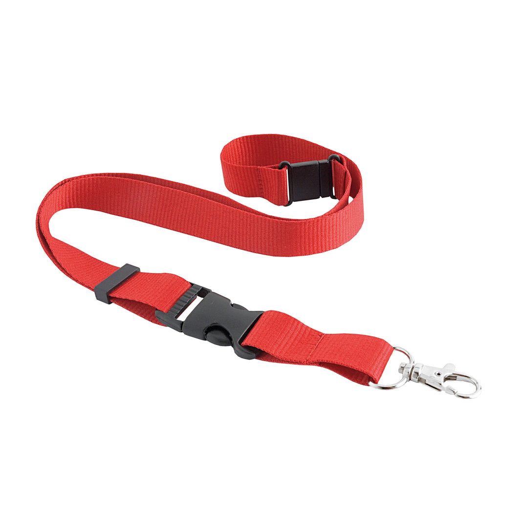 nastro portabadge e bustina personalizzabili in poliestere colore rosso_rosso 1176749 VAR04