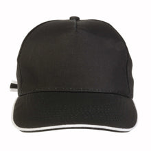 Carica l'immagine nel visualizzatore di Gallery, cappellini personalizzati in cotone colore nero_nero 1178023 DET01
