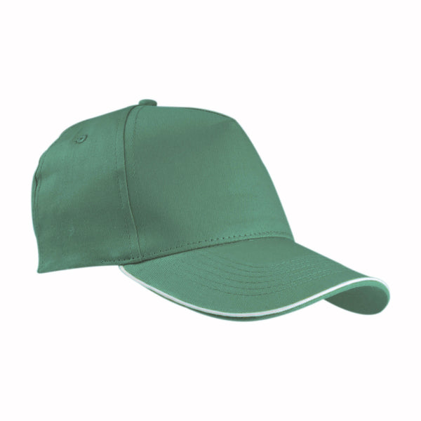 cappellini promozionali in cotone colore verde_verde 1178023 VAR07