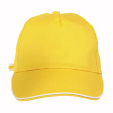 Carica l&#39;immagine nel visualizzatore di Gallery, cappellini personalizzabili in cotone colore giallo_giallo 1178023 DET01
