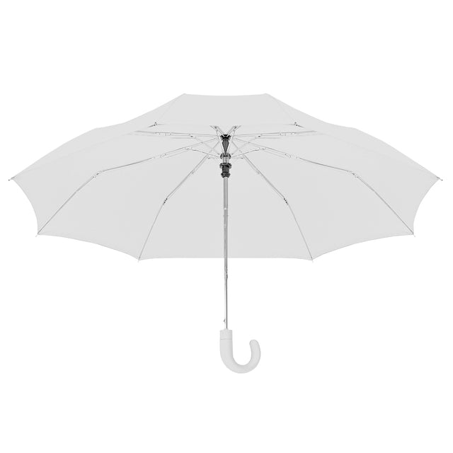 ombrelli pieghevoli da personalizzare in poliestere colore bianco_bianco 1178218 VAR02
