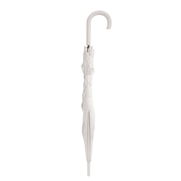 Carica l&#39;immagine nel visualizzatore di Gallery, ombrelli classici da personalizzare in poliestere colore bianco_bianco 1178219 DET03
