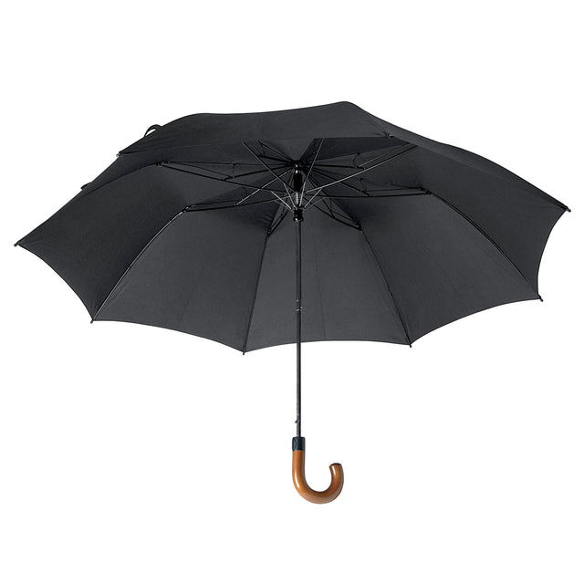 ombrelli golf e maxi personalizzati in poliestere colore nero_nero 1178221 VAR01