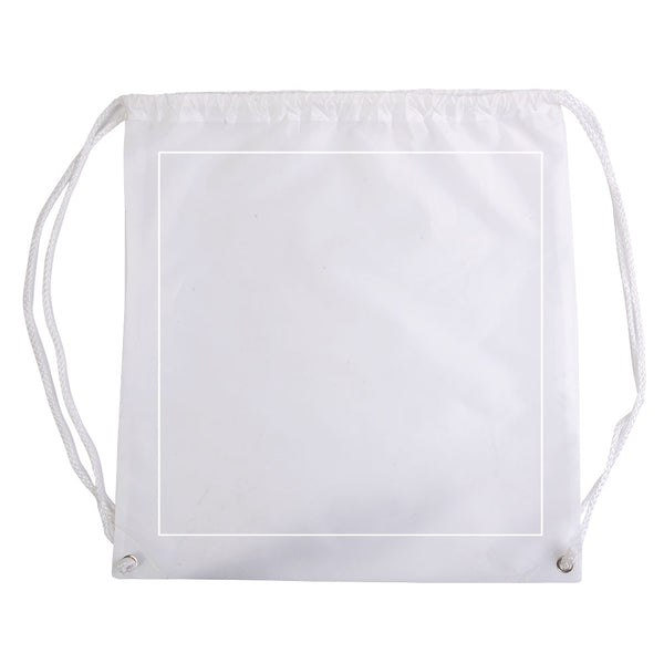 Carica l&#39;immagine nel visualizzatore di Gallery, zainetti a sacco da personalizzare in poliestere colore bianco_bianco 1178820 DET02
