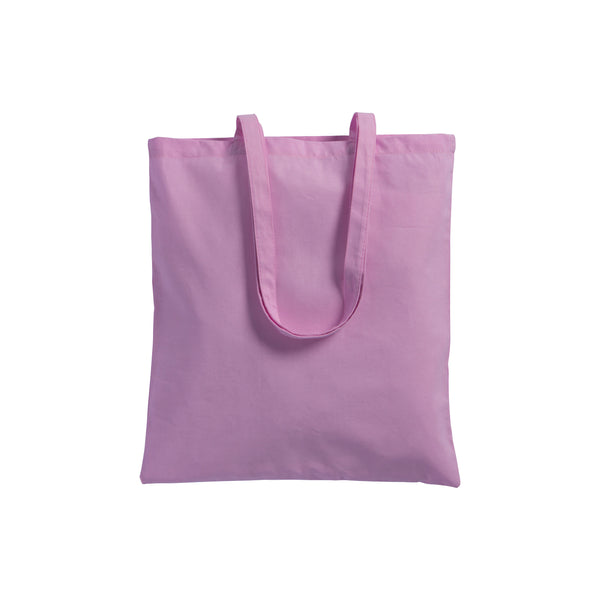 Carica l&#39;immagine nel visualizzatore di Gallery, shopper stampate con logo in cotone colore rosa_rosa 1178841 DET03
