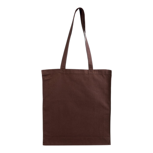 Carica l&#39;immagine nel visualizzatore di Gallery, borse shopper stampate con logo in cotone colore marrone_marrone 1178842 DET03
