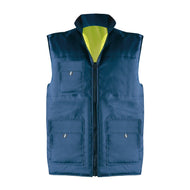 gilet da lavoro personalizzabili in poliestere colore giallo_giallo 1180718 VAR01