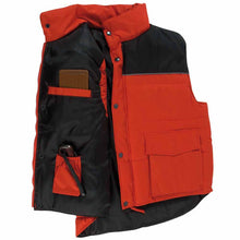 Carica l&#39;immagine nel visualizzatore di Gallery, gilet da lavoro personalizzati in poliestere colore nero-rosso_nero 1180719 DET02
