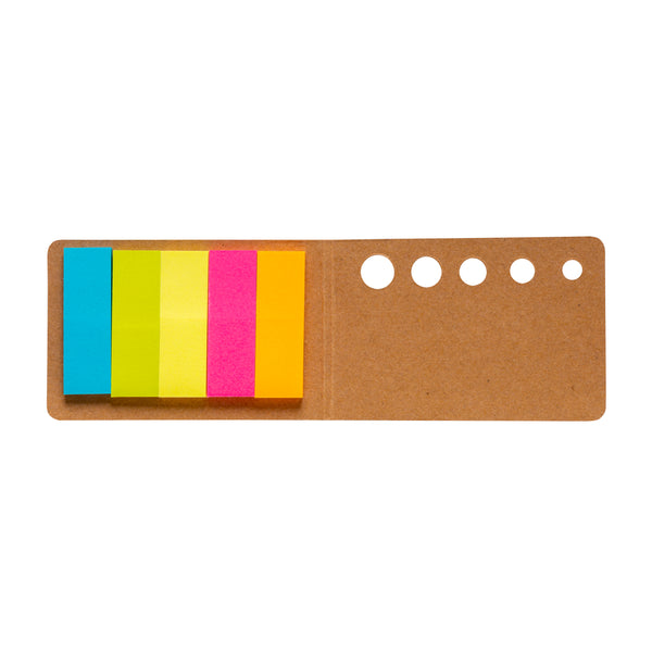 post-it memo ed evidenziatori personalizzati in cartone colore naturale_naturale 1181168 VAR01
