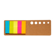 post-it memo ed evidenziatori personalizzati in cartone colore naturale_naturale 1181168 VAR01