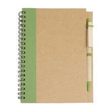 Carica l&#39;immagine nel visualizzatore di Gallery, quaderni e block notes promozionali in carta colore verde_verde 1181173 VAR04
