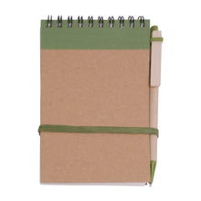 Carica l&#39;immagine nel visualizzatore di Gallery, taccuini e block notes promozionali in carta colore verde_verde 1181174 VAR04
