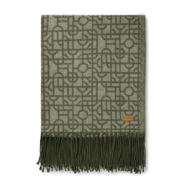 plaid e coperte promozionali in acrilico colore verde_verde 12292738 VAR04