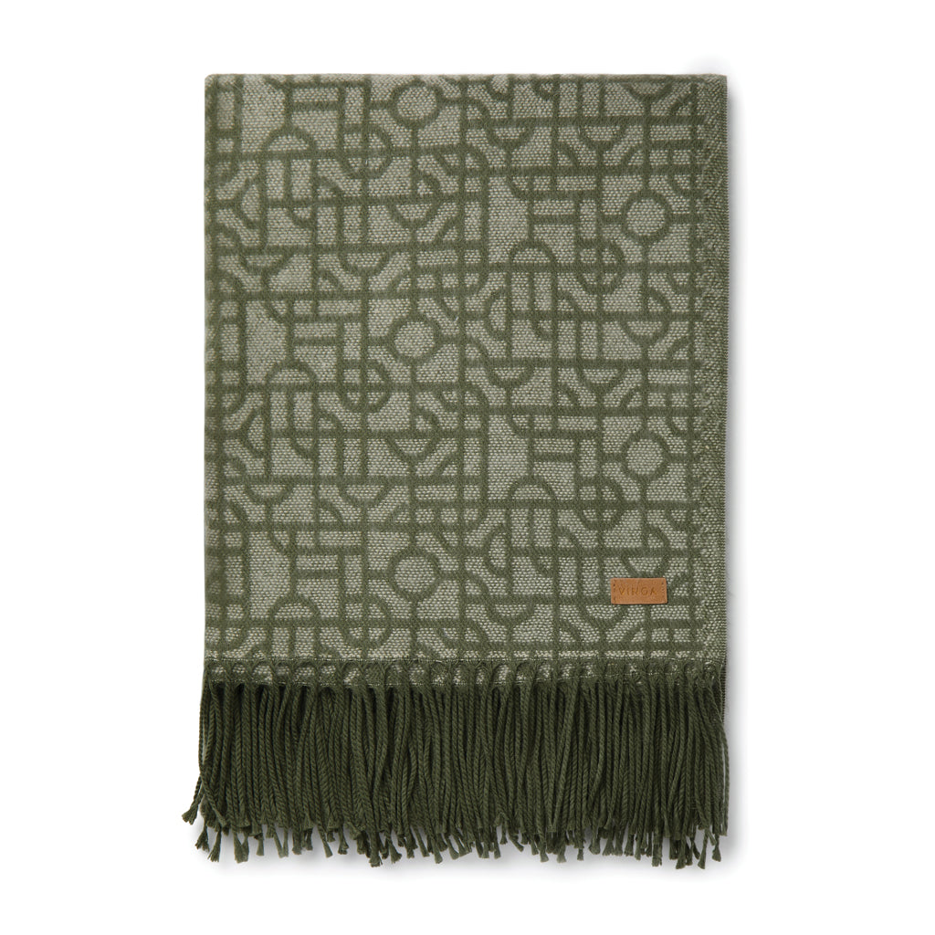 plaid e coperte promozionali in acrilico colore verde_verde 12292738 VAR04
