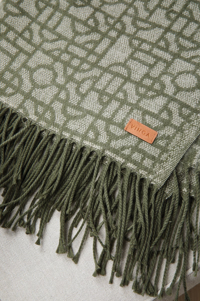 Carica l&#39;immagine nel visualizzatore di Gallery, plaid e coperte promozionali in acrilico colore verde_verde 12292738 DET08
