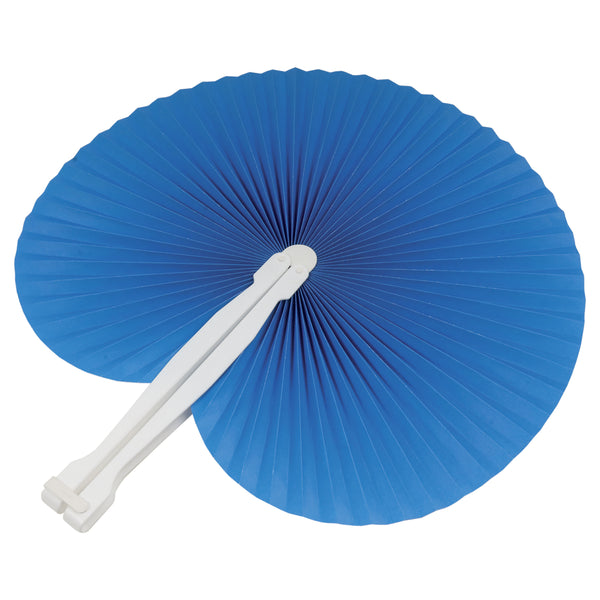ventagli pubblicitari in plastica colore celeste_azzurro 1182149 VAR03