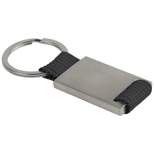 portachiavi personalizzati in metallo colore nero_nero 1182635 VAR01