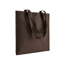 Carica l&#39;immagine nel visualizzatore di Gallery, shopper stampate con logo in tnt colore marrone_marrone 1182824 VAR11
