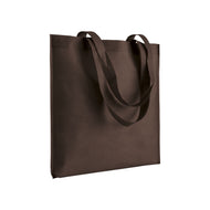 shopper stampate con logo in tnt colore marrone_marrone 1182824 VAR11